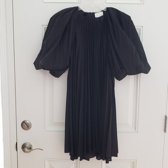 Acler Black Dress with Belt.Size 2